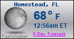 Weather Forecast for Homestead, FL