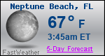 Weather Forecast for Neptune Beach, FL