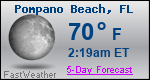 Weather Forecast for Pompano Beach, FL