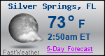 Weather Forecast for Silver Springs, FL