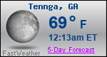 Weather Forecast for Tennga, GA