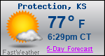 Weather Forecast for Protection, KS