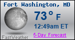 Weather Forecast for Fort Washington, MD