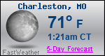 Weather Forecast for Charleston, MO