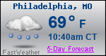 Weather Forecast for Philadelphia, MO