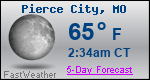 Weather Forecast for Pierce City, MO