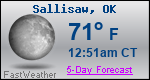 Weather Forecast for Sallisaw, OK