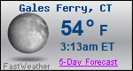 Weather Forecast for Gales Ferry, CT
