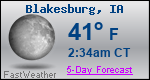 Weather Forecast for Blakesburg, IA