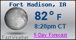 Weather Forecast for Fort Madison, IA