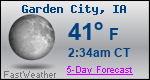 Weather Forecast for Garden City, IA
