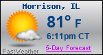 Weather Forecast for Morrison, IL