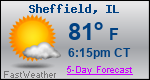 Weather Forecast for Sheffield, IL