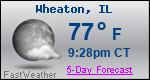 Weather Forecast for Wheaton, IL