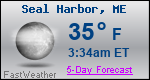Weather Forecast for Seal Harbor, ME