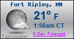 Weather Forecast for Fort Ripley, MN