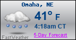 Weather Forecast for Omaha, NE