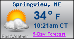 Weather Forecast for Springview, NE