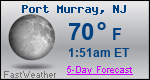 Weather Forecast for Port Murray, NJ