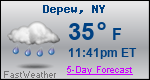 Weather Forecast for Depew, NY