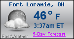 Weather Forecast for Fort Loramie, OH