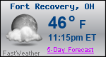 Weather Forecast for Fort Recovery, OH