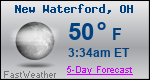 Weather Forecast for New Waterford, OH
