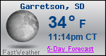 Weather Forecast for Garretson, SD