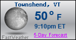 Weather Forecast for Townshend, VT