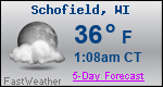 Weather Forecast for Schofield, WI
