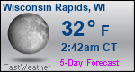 Weather Forecast for Wisconsin Rapids, WI