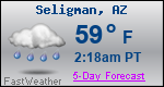 Weather Forecast for Seligman, AZ