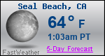Weather Forecast for Seal Beach, CA