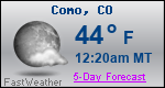 Weather Forecast for Como, CO