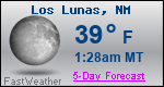 Weather Forecast for Los Lunas, NM