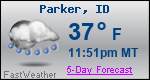 Weather Forecast for Parker, ID