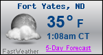 Weather Forecast for Fort Yates, ND