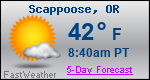 Weather Forecast for Scappoose, OR
