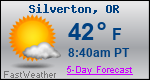 Weather Forecast for Silverton, OR