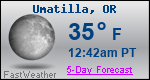 Weather Forecast for Umatilla, OR
