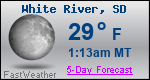 Weather Forecast for White River, SD