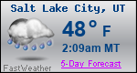 Weather Forecast for Salt Lake City, UT