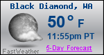 Weather Forecast for Black Diamond, WA