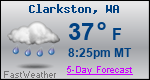 Weather Forecast for Clarkston, WA