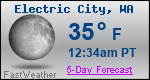 Weather Forecast for Electric City, WA