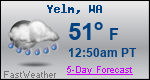 Weather Forecast for Yelm, WA