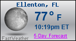 Weather Forecast for Ellenton, FL