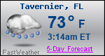 Weather Forecast for Tavernier, FL