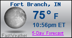 Weather Forecast for Fort Branch, IN