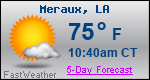 Weather Forecast for Meraux, LA
